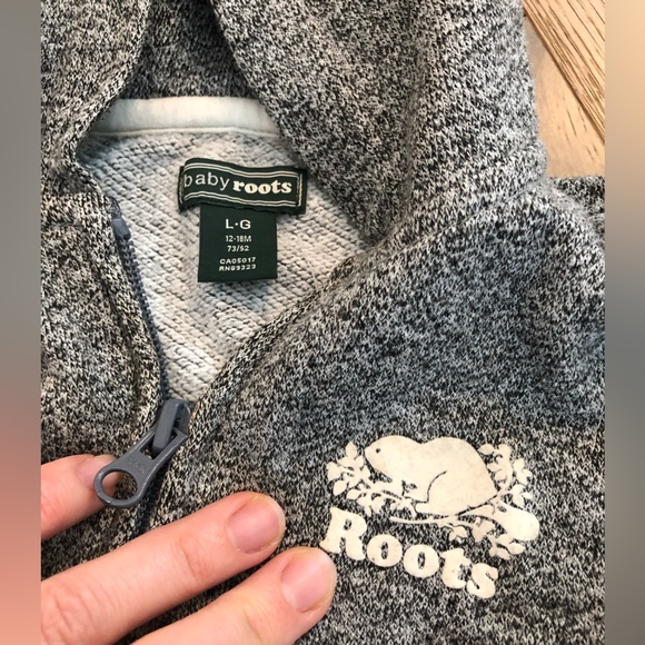 Roots original salt and pepper baby sweatsuit - Picture 7 of 9